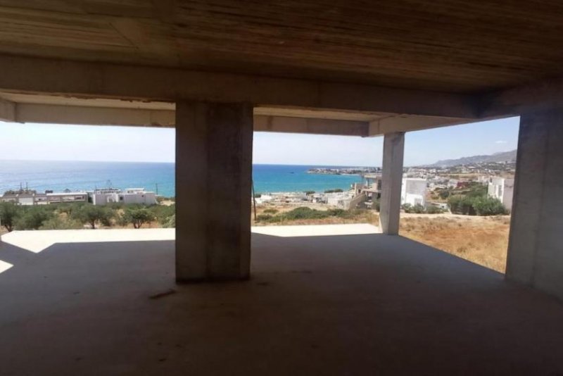 Makry Gialos Freistehendes, unfertiges Haus mit herrlichem Meerblick in einem schönen Resort - Rohbau Haus kaufen